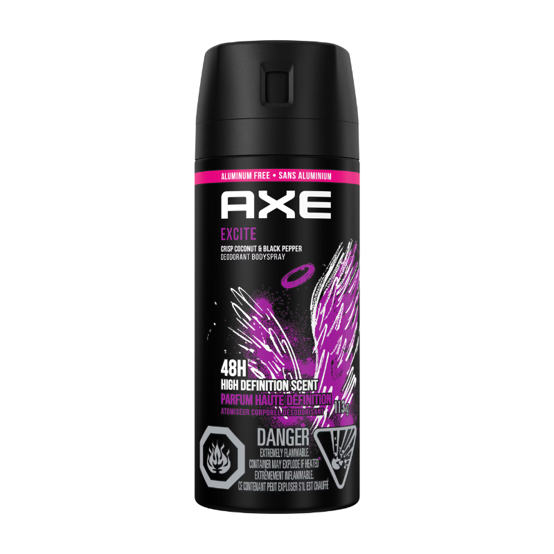 Axe - Excite Crisp Coconut & Black Pepper Deodorant Body Spray - 150ml Axe - Excite Crisp Coconut & Black Pepper Deodorant Body Spray - 150ml
