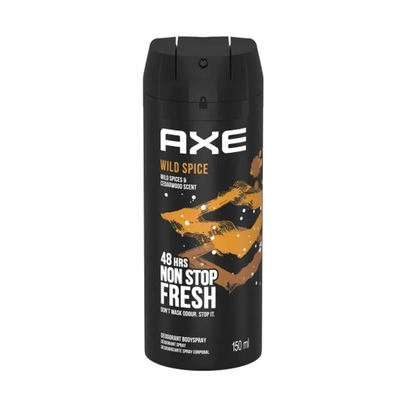 Axe – Wild Spice Wild Spices & Cedarwood Scent Deodorant Body Spray - 150ml Axe – Wild Spice Wild Spices & Cedarwood Scent Deodorant Body Spray - 150ml